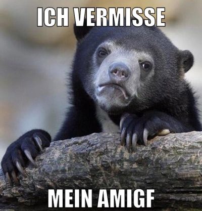 ich vermisse mein amigf