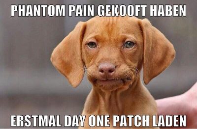 phantom pain gekooft haben erstmal day one patch laden