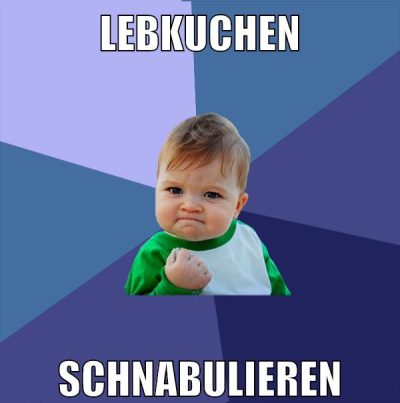 lebkuchen schnabulieren