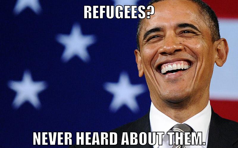REFugees? Never heard about them.