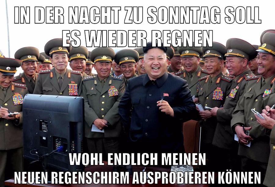 in der nacht zu sonntag soll es wieder regnen wohl endlich meinen neuen regenschirm ausprobieren können