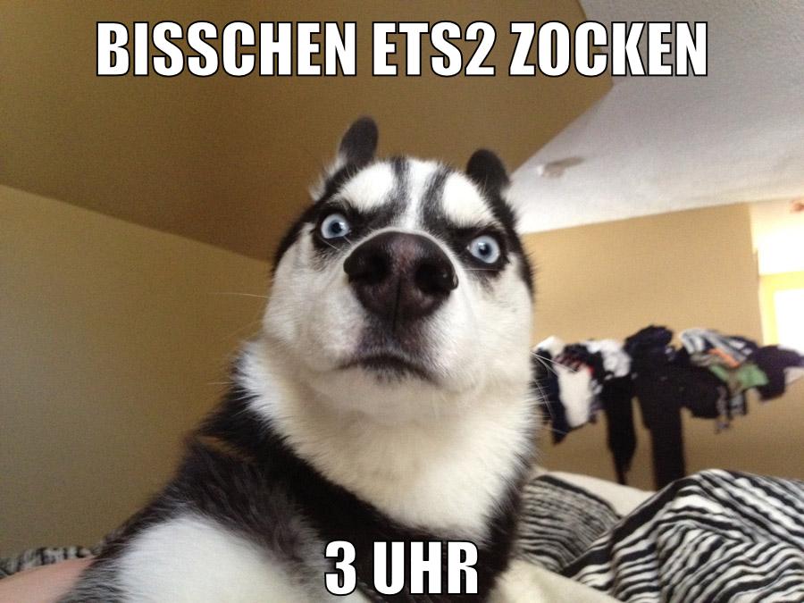 bisschen ETS2 zocken 3 Uhr