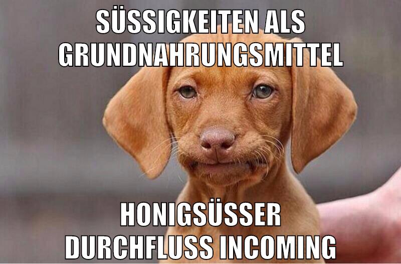 süßigkeiten als grundnahrungsmittel honigsüßer durchfluss incoming