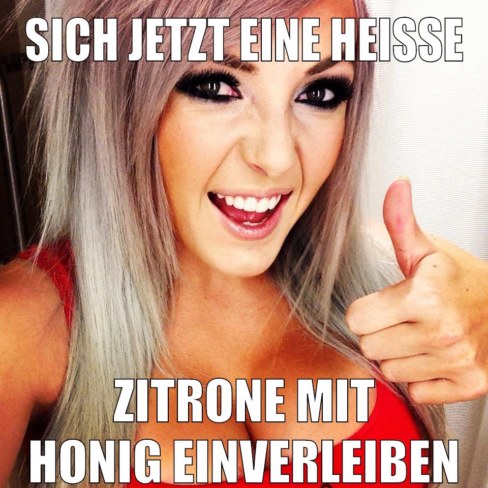 SICH JETZT EINE HEISSE ZITRONE MIT HONIG EINVERLEIBEN