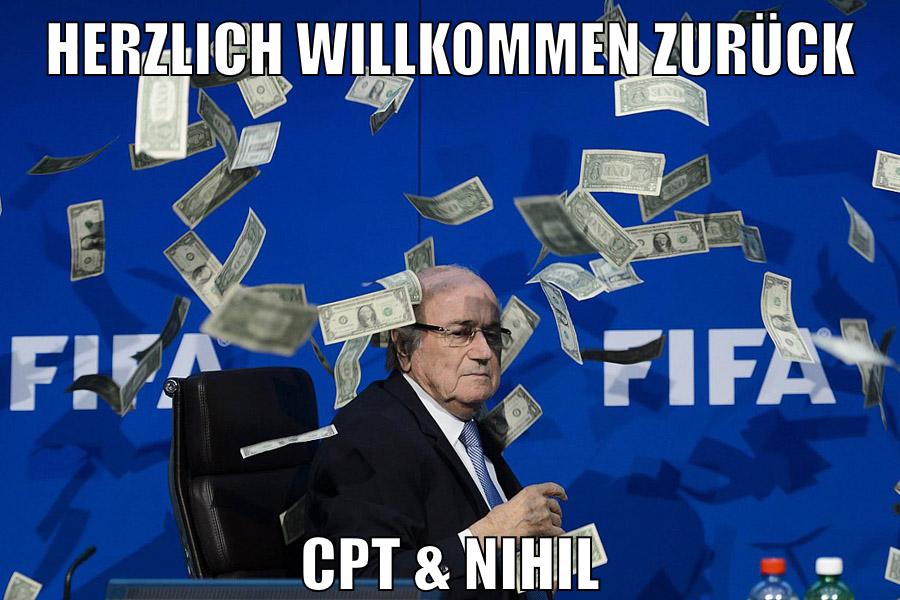 herzlich willkommen zurück CPT & Nihil