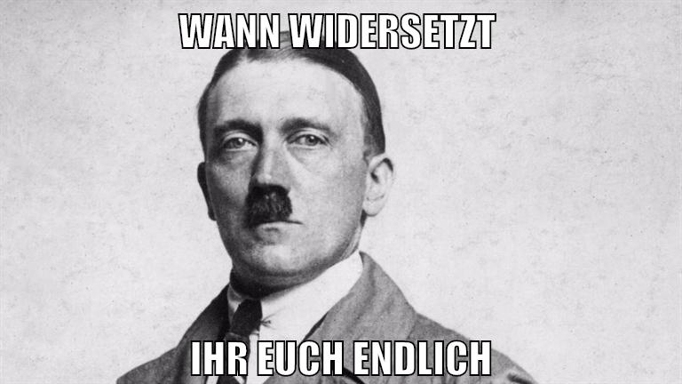 wann widersetzt ihr euch endlich