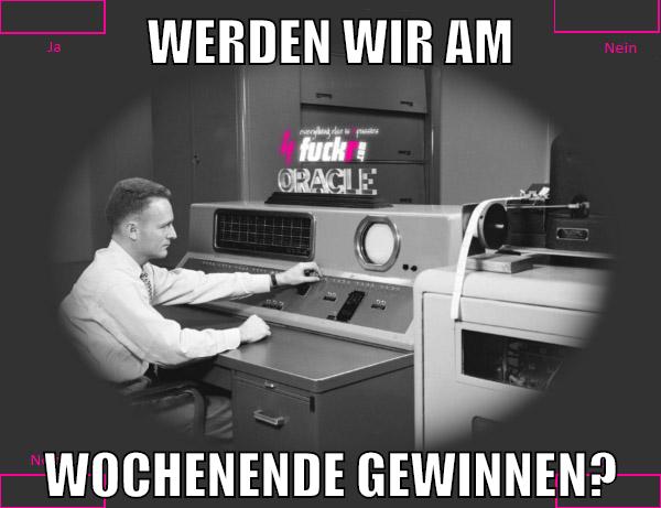 werden wir am wochenende gewinnen?