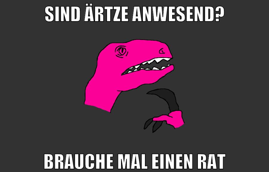 sind ärtze anwesend? brauche mal einen rat