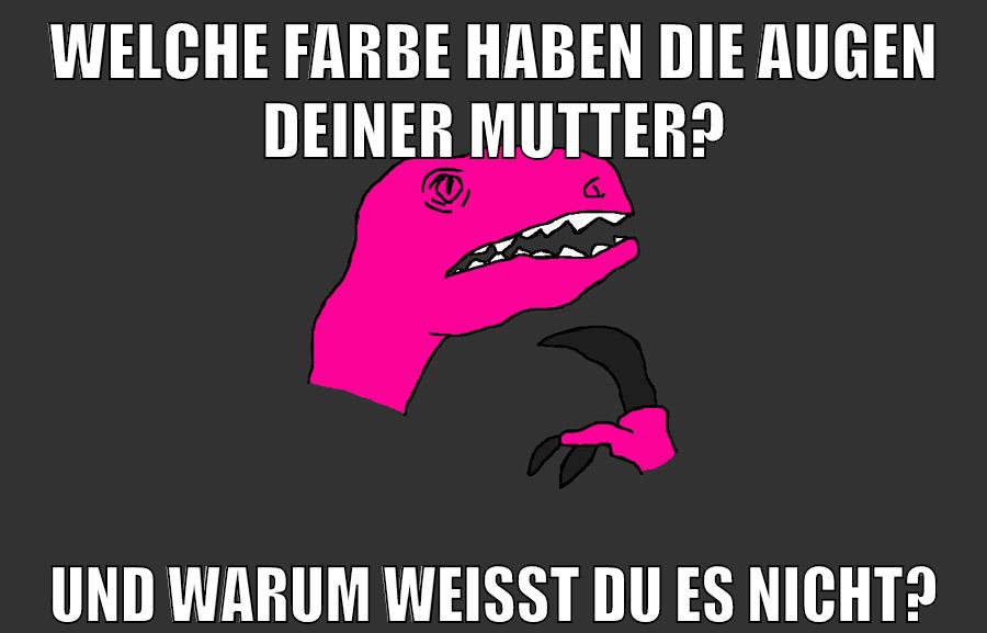 welche farbe haben die augen deiner mutter? und warum weißt du es nicht?