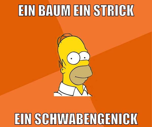 ein baum ein strick ein schwabengenick