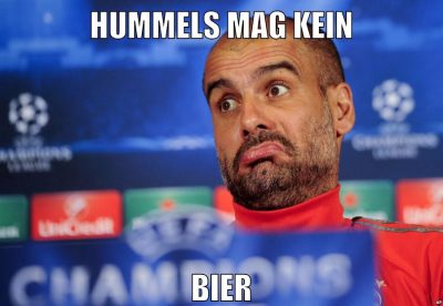 Hummels mag kein Bier