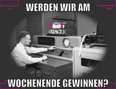 werden wir am wochenende gewinnen?