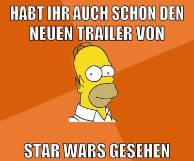 habt ihr auch schon den neuen trailer von star wars gesehen