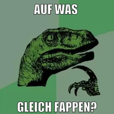 auf was gleich fappen?
