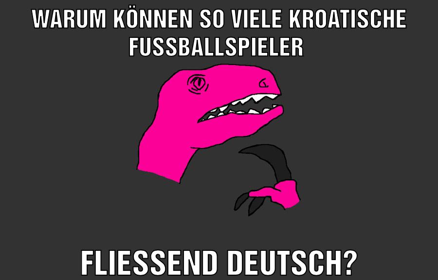 Warum können so viele kroatische Fußballspieler Fließend deutsch?
