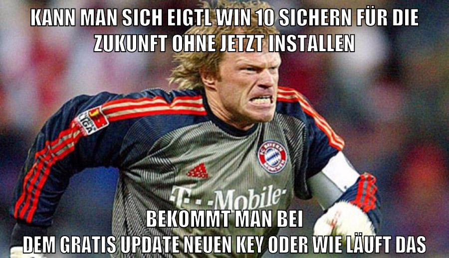 kann man sich eigtl win 10 sichern für die zukunft ohne jetzt installen bekommt man bei dem gratis update neuen key oder wie läuft das