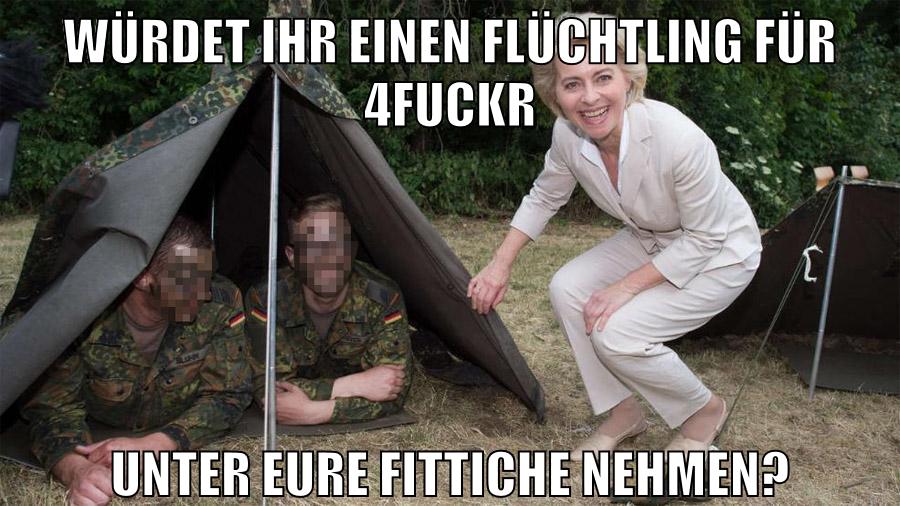 würdet ihr einen flüchtling für 4fuckr unter eure fittiche nehmen?