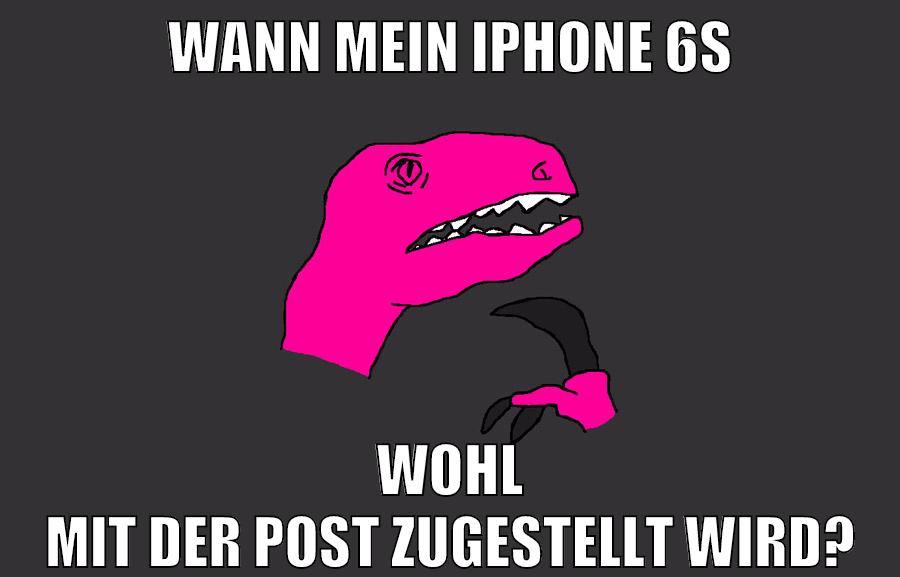 wann mein iphone 6s wohl mit der post zugestellt wird?