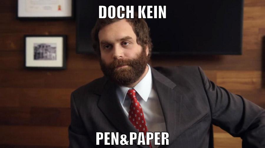 Doch kein Pen&Paper