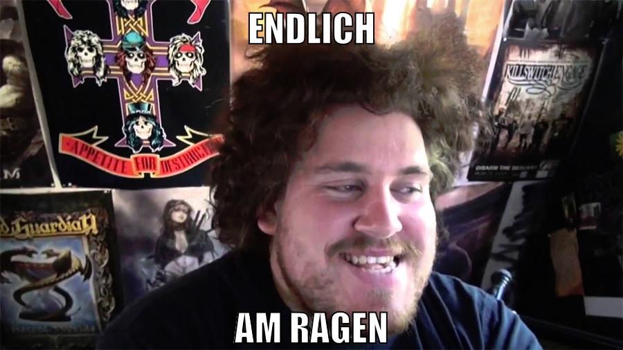 endlich am ragen