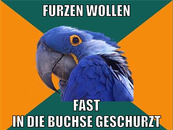 furzen wollen fast in die buchse geschurzt