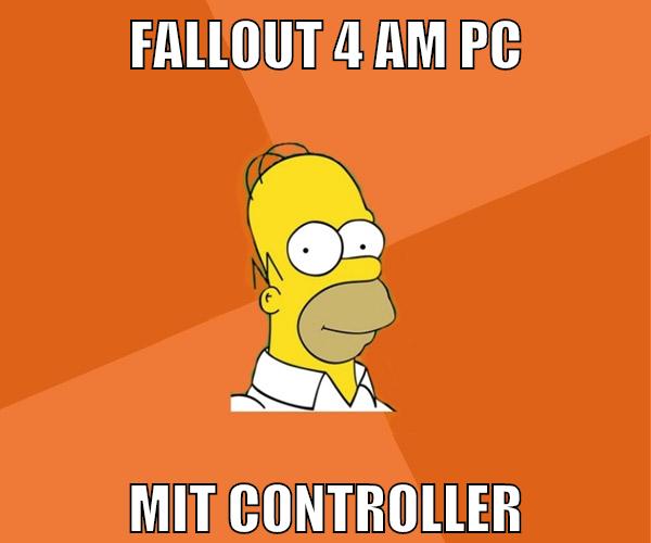 fallout 4 am pc mit controller