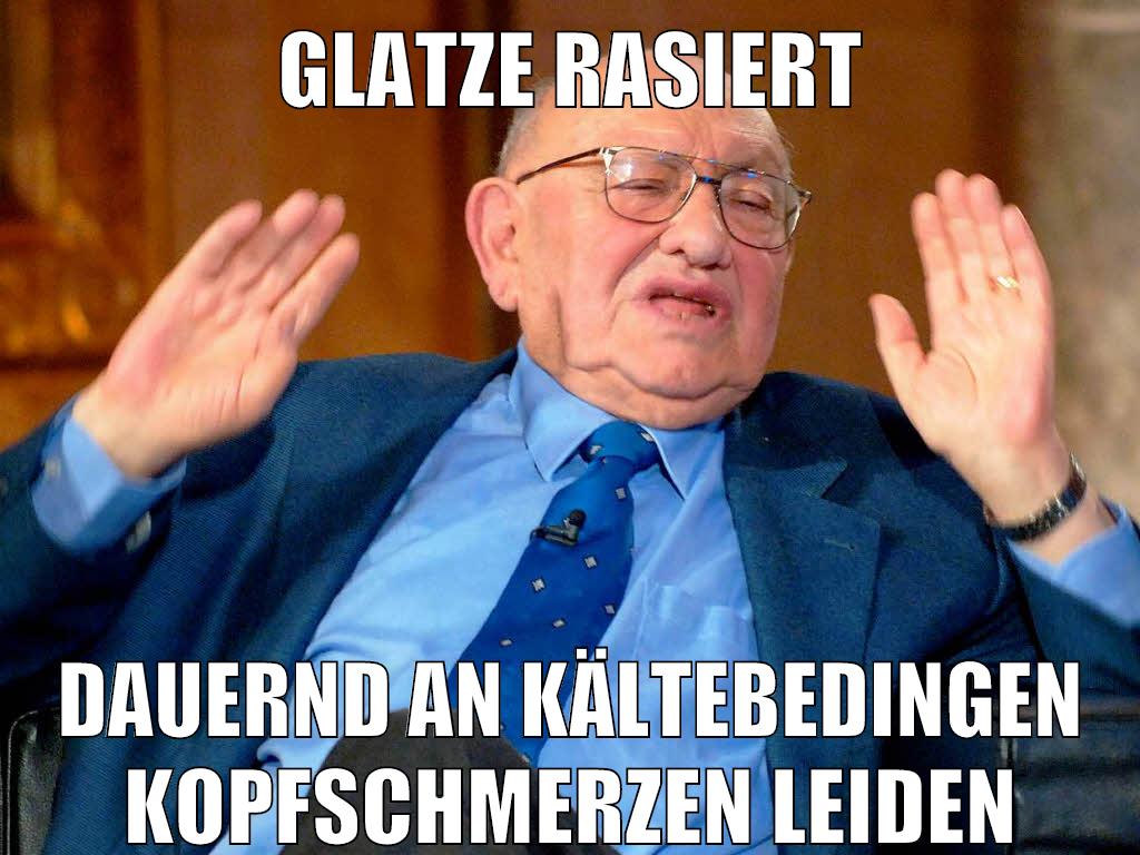 Glatze rasiert dauernd an kältebedingen kopfschmerzen leiden