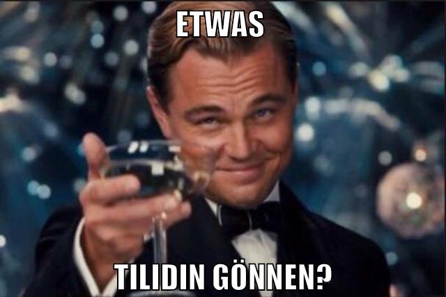 etwas tilidin gönnen?