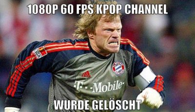 1080p 60 fps kpop channel wurde gelöscht