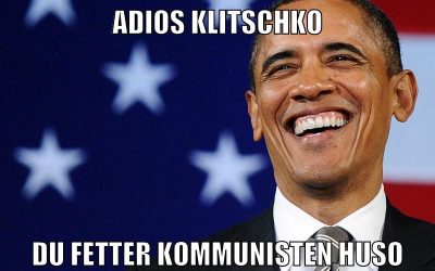 adios klitschko du fetter kommunisten huso