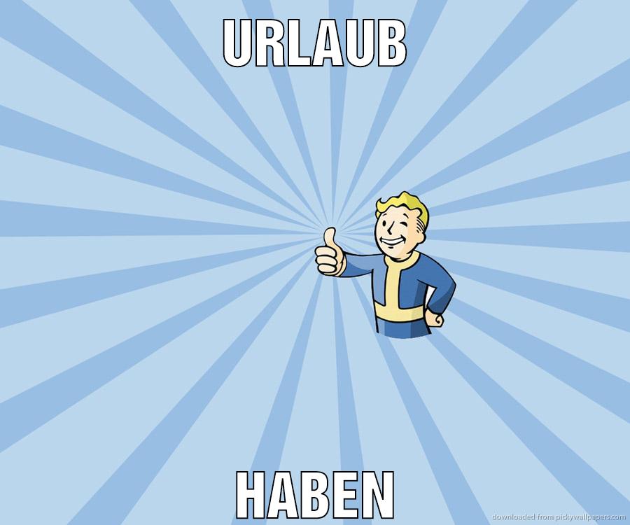 Urlaub haben