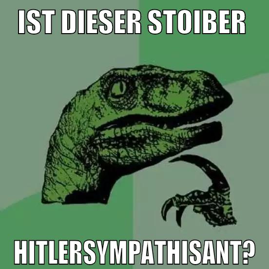 ist dieser stoiber hitlersympathisant?