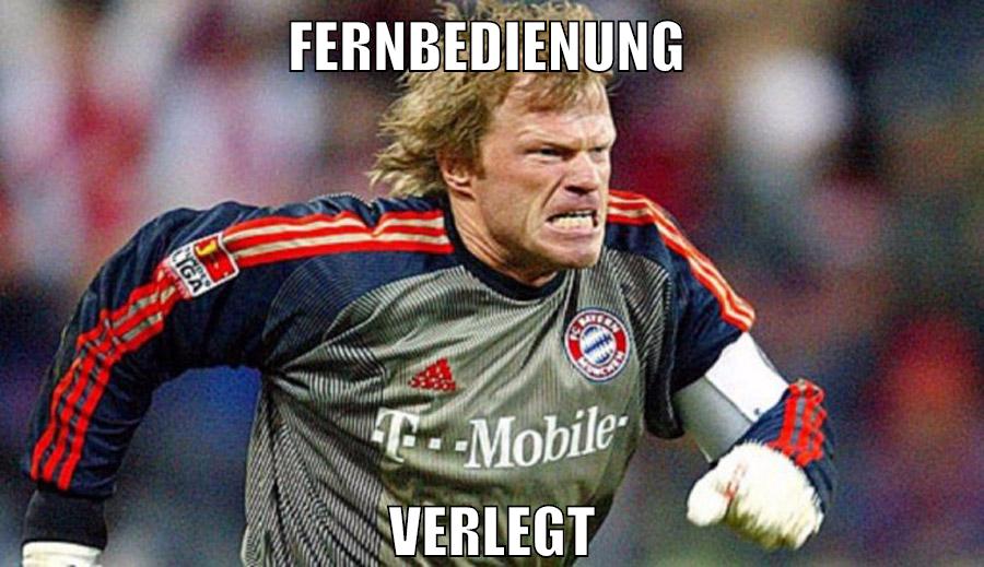 fernbedienung verlegt