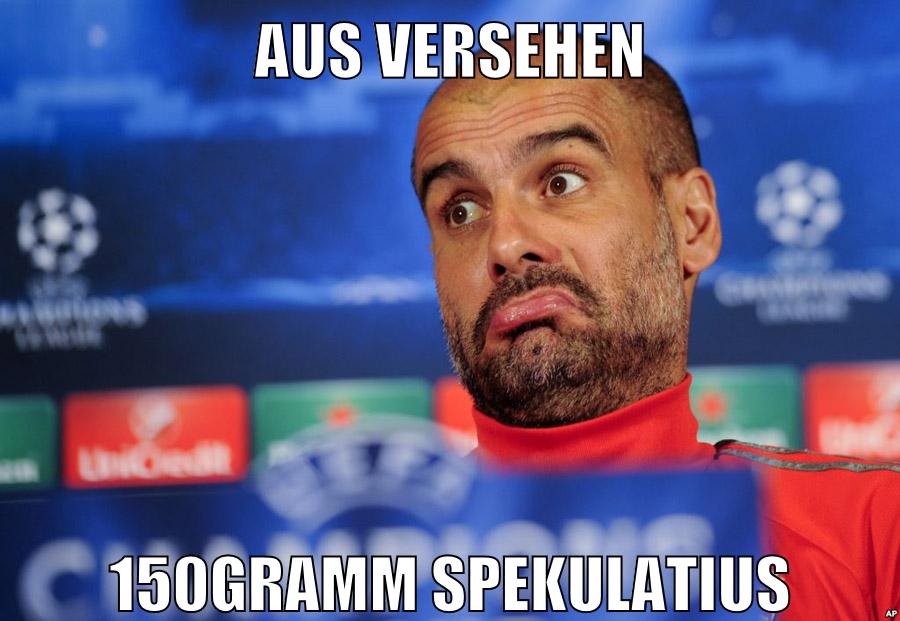 aus versehen 150gramm spekulatius