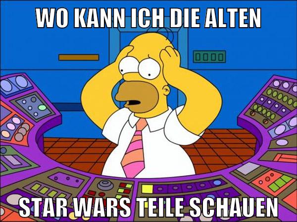 wo kann ich die alten star wars teile schauen