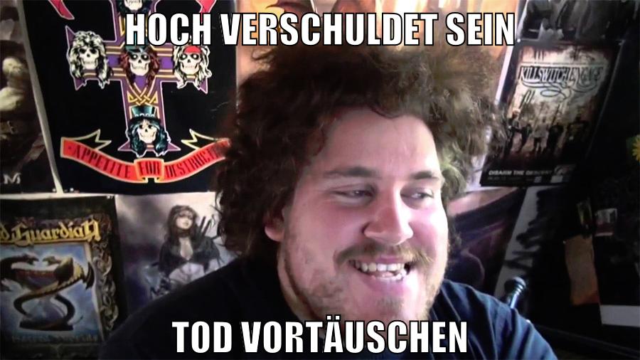 hoch verschuldet sein tod vortäuschen