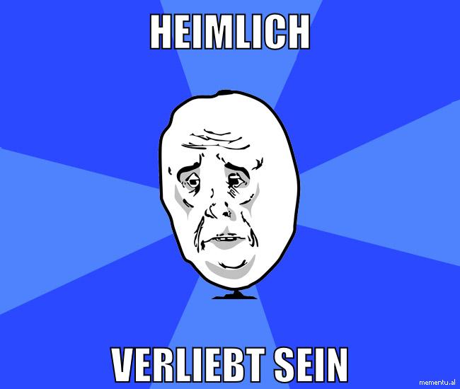 heimlich verliebt sein