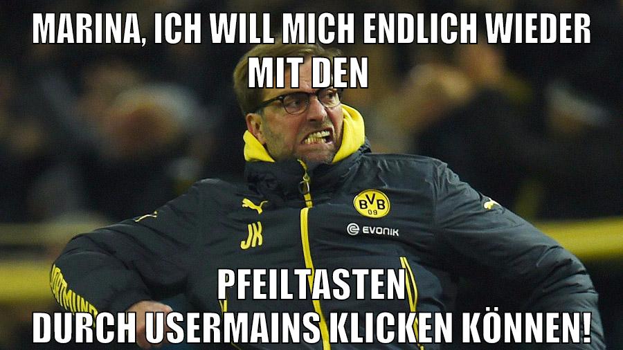marina, ich will mich endlich wieder mit den pfeiltasten durch usermains klicken können!