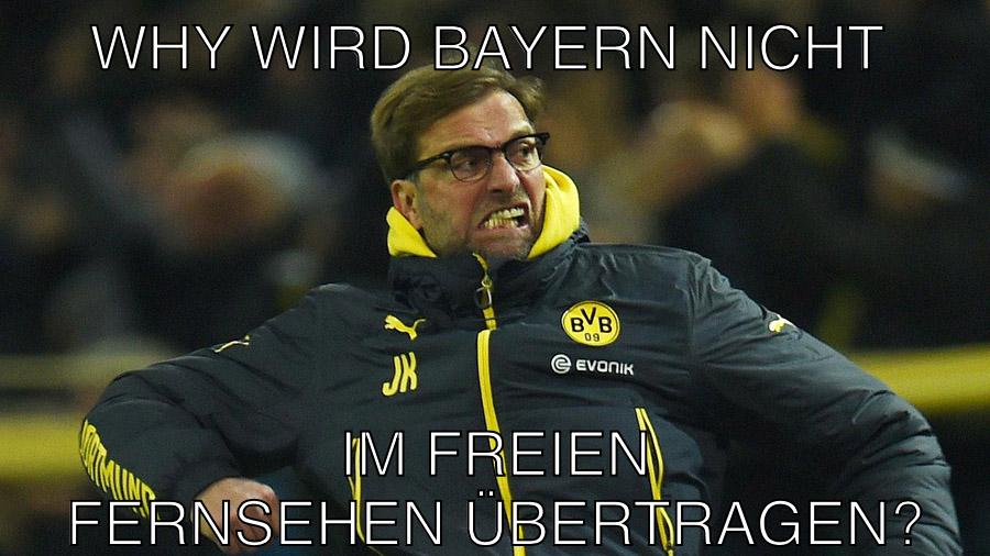 Why wird Bayern nicht Im Freien Fernsehen übertragen?