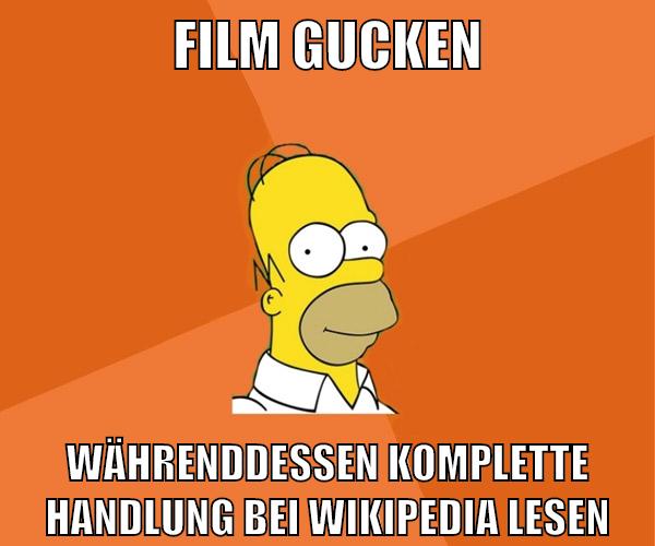 Film gucken währenddessen komplette handlung bei wikipedia lesen