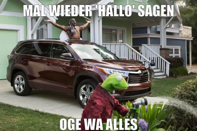 mal wieder 'hallo' sagen oge wa alles
