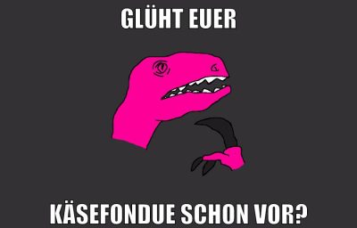 Glüht euer Käsefondue schon vor?