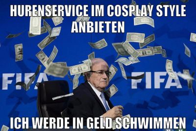Hurenservice im Cosplay style anbieten ich werde in geld schwimmen