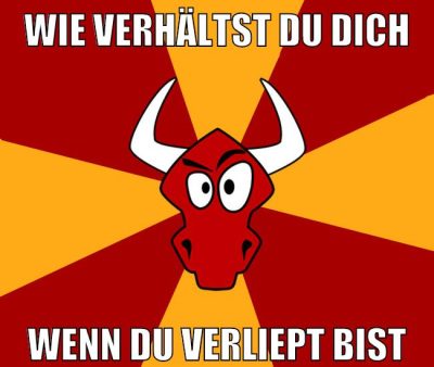 wie verhältst du dich wenn du verliept bist