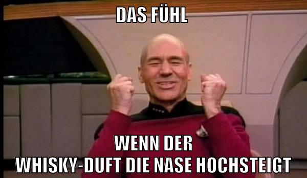 das fühl wenn der whisky-duft die nase hochsteigt