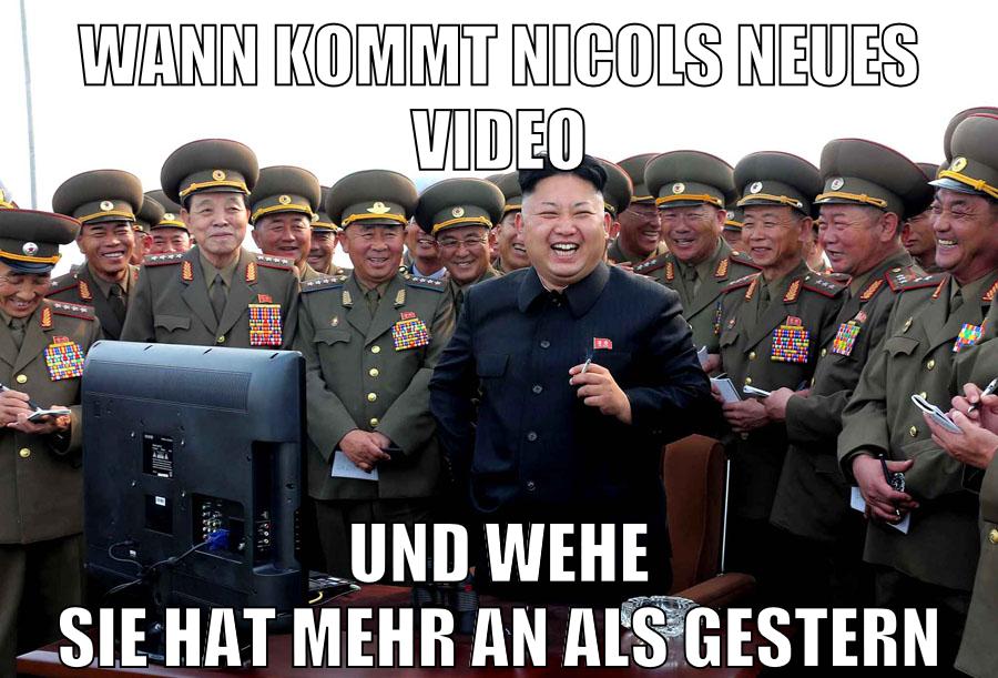 wann kommt nicols neues video und wehe sie hat mehr an als gestern
