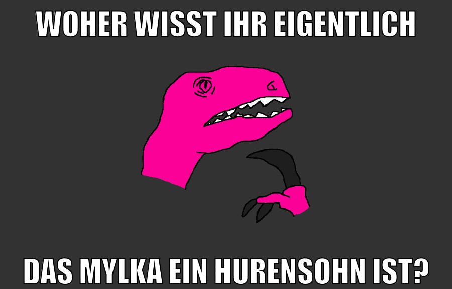 woher wisst ihr eigentlich das mylka ein hurensohn ist?