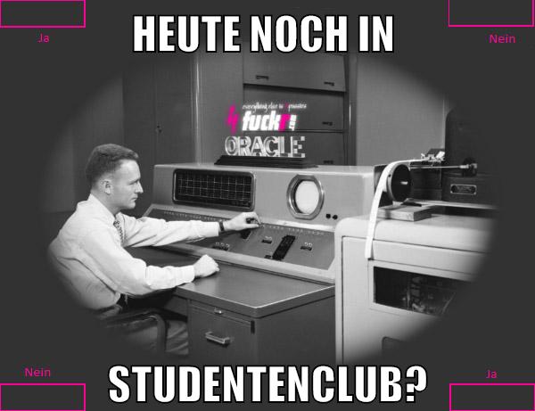 heute noch in studentenclub?