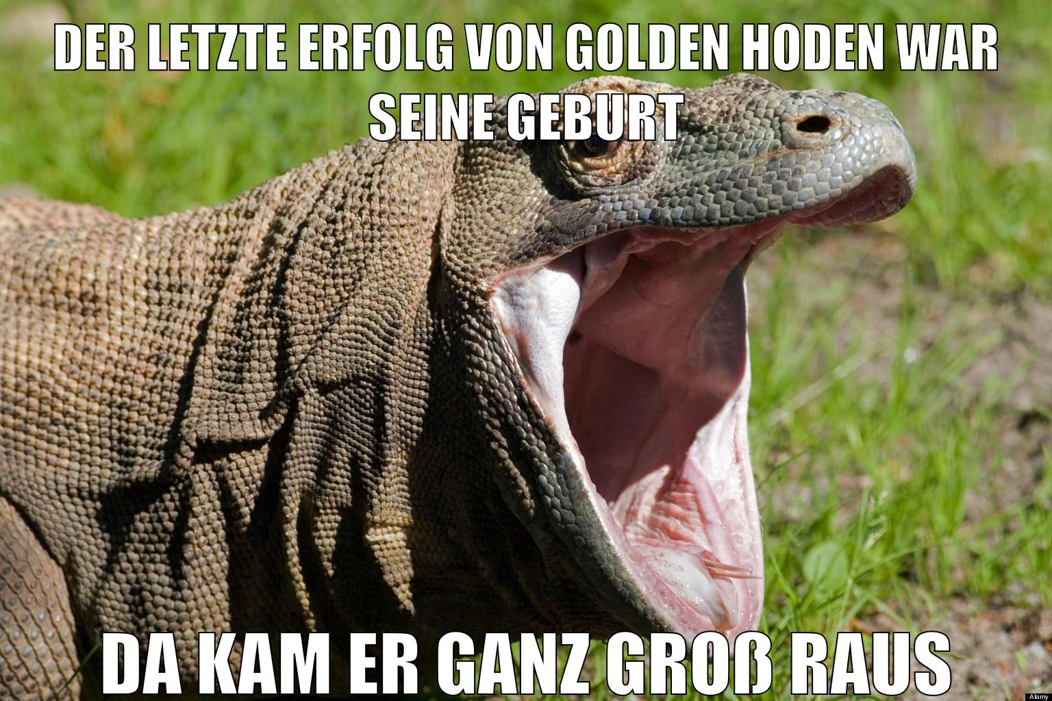 der letzte erfolg von golden hoden war seine geburt da kam er ganz groß raus