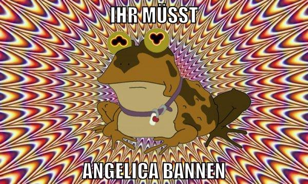 ihr müsst angelica bannen